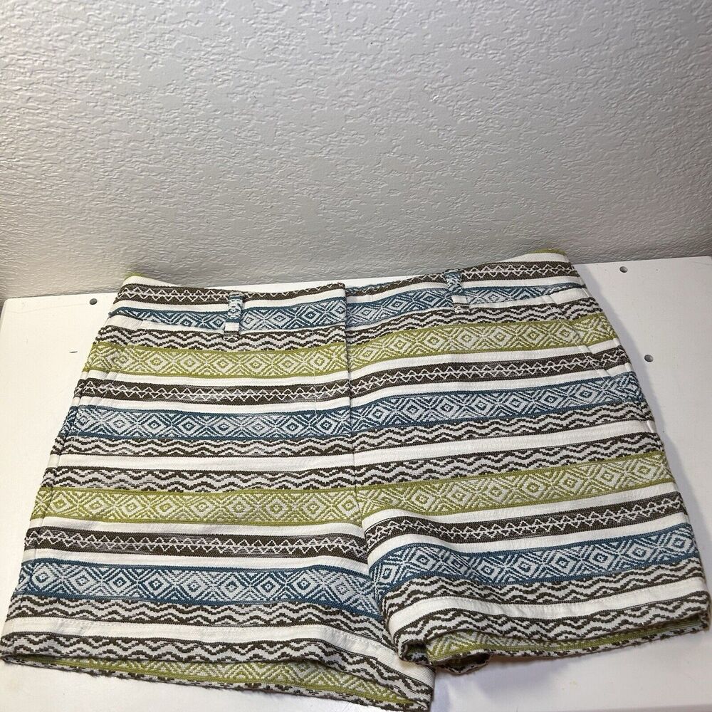 New Ann Taylor LOFT Shorts Size 10 Multicolor MSRP $55